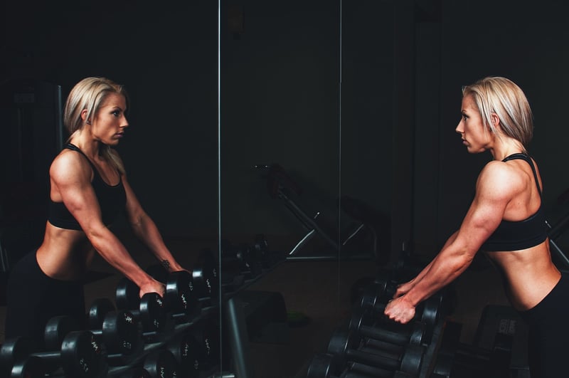 Woman doing pilates